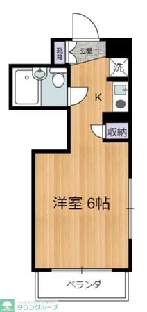 プリンセスコート赤堤の物件間取画像